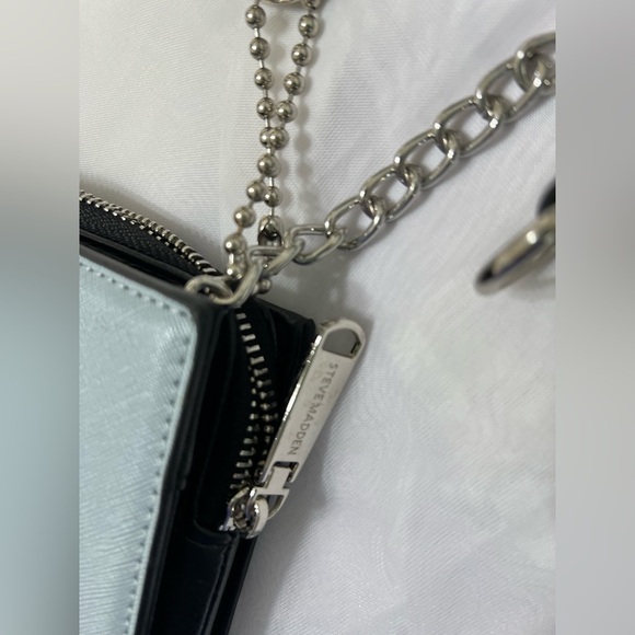 Steve Madden light blue crossbody purse Old Money Preppy - Picture 3 of 10